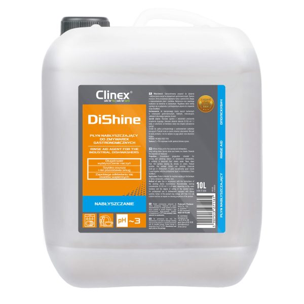 Clinex DiShine 5 L tečnost za mašinsko ispiranje i sjaj posuđa